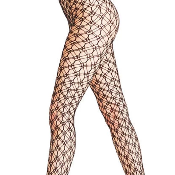 COPY - Falke Oversized Fishnet Tights BRAND NEW in Green - Picture 3 of 4